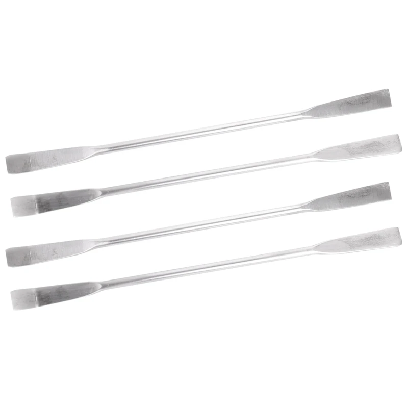 

PPYY-4Pcs 125Mm Length Double Head Lab Instruments Stainless Steel Sampling Spatula
