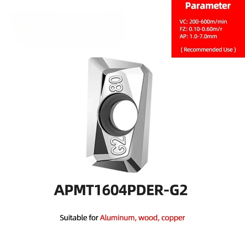 

APMT1135PDER APMT1604PDER G2 твердый сплав алюминий деревообрабатывающий медный фрезерный станок фрезерное лезвие 1/5/10 шт. 300R 400R вставка