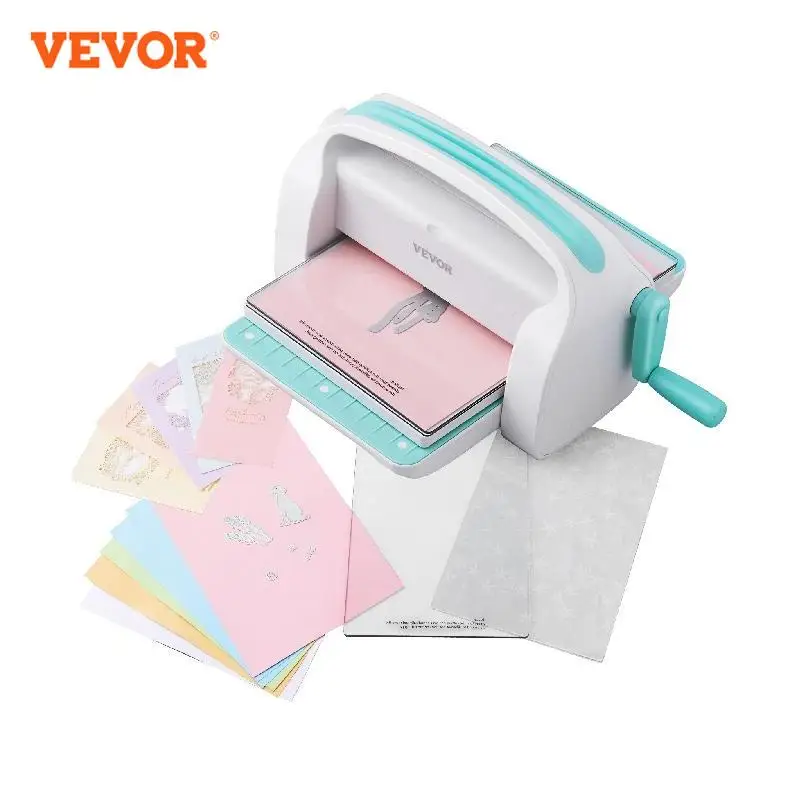 VEVOR 6/9in Manual Die Cutting Embossing Machine Mini Opening Scrapbooking Handmake Tools for DIY Art Craft Card Decorations