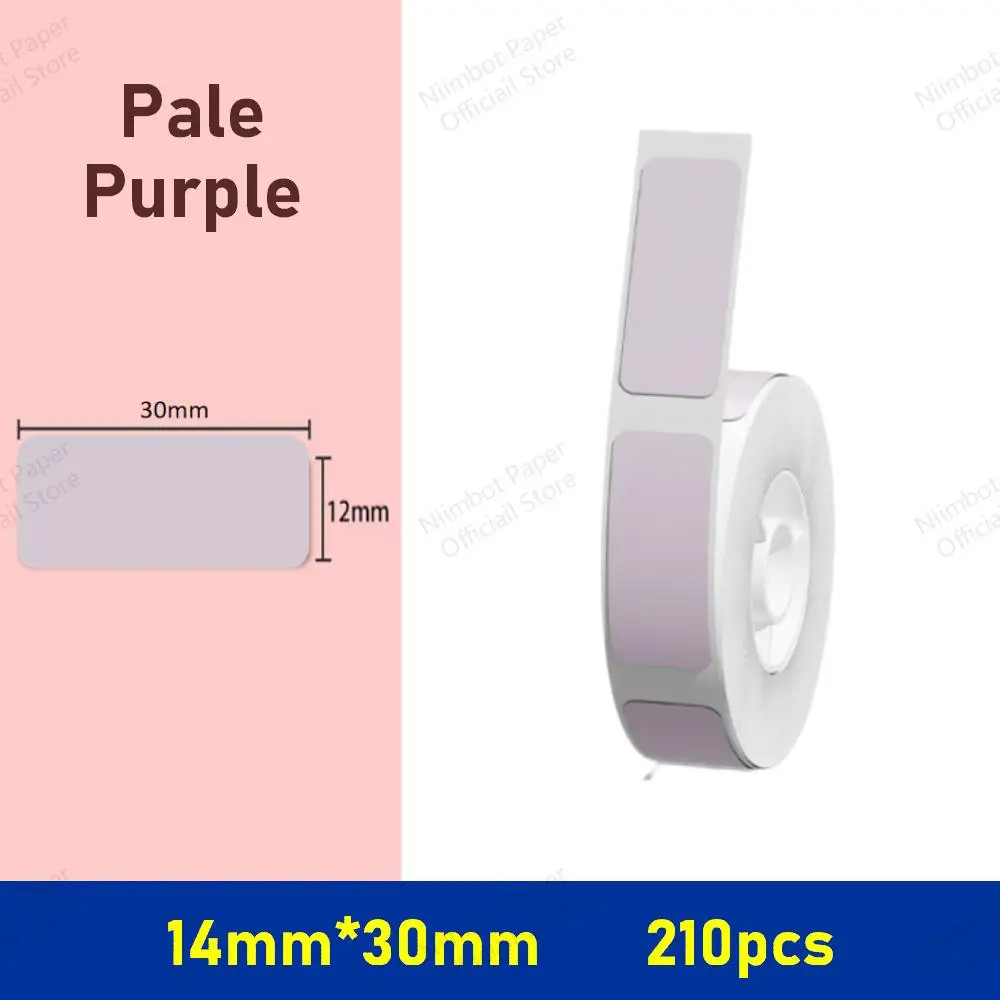 

Бледно-фиолетовый мини-принтер этикеток NIIMBOT D11 D110 устойчивая к царапинам наклейка с защитой от масла Водонепроницаемая рулонная бумажная л...