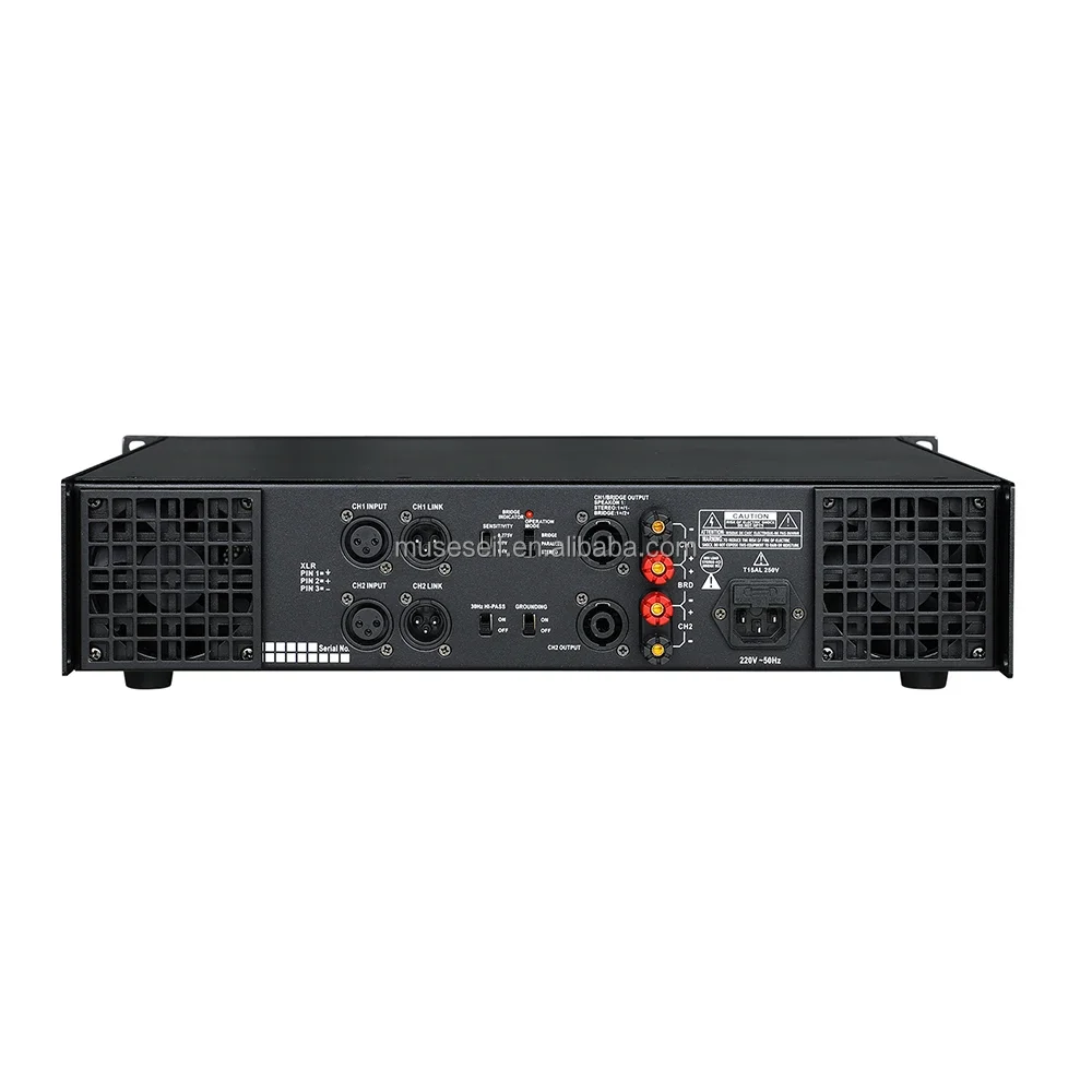 Фото Серия EIF//MT2400 2U стерео усилитель мощности малой мощности HiFi аудио усилитель мощности двухканальная звуковая система 2*400 Вт №3