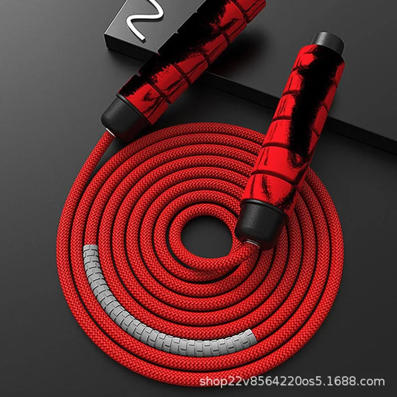 Weight-bearing jump rope fitness bearing racing physical training wire jump rope god rope