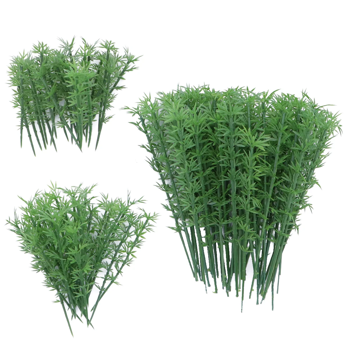 

100 Pcs Model Bamboo Trees Green Model Tree Scenery Model Tree Fish Tank Model Trees