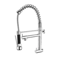 wall mounted single lever kitchen sink faucets commercial style pre rinse in chrome single handle pull down kitchen faucet