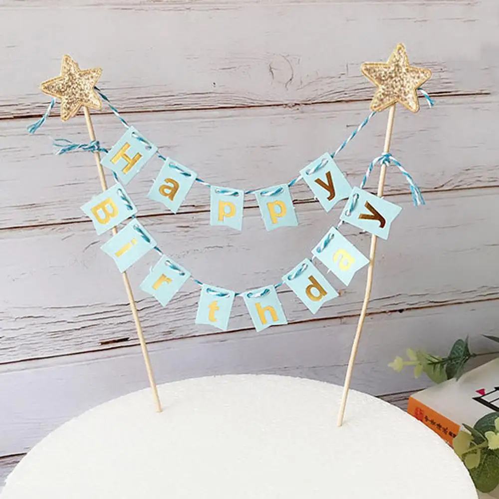 Новый год торт на день рождения баннер Топпер День Св. Валентина для вечерние