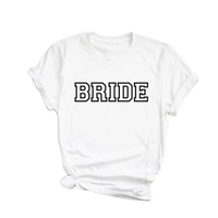 bride squad bachelorette fashion bachelorette party tshirt o neck cat clothing graphic tees women 9kqh