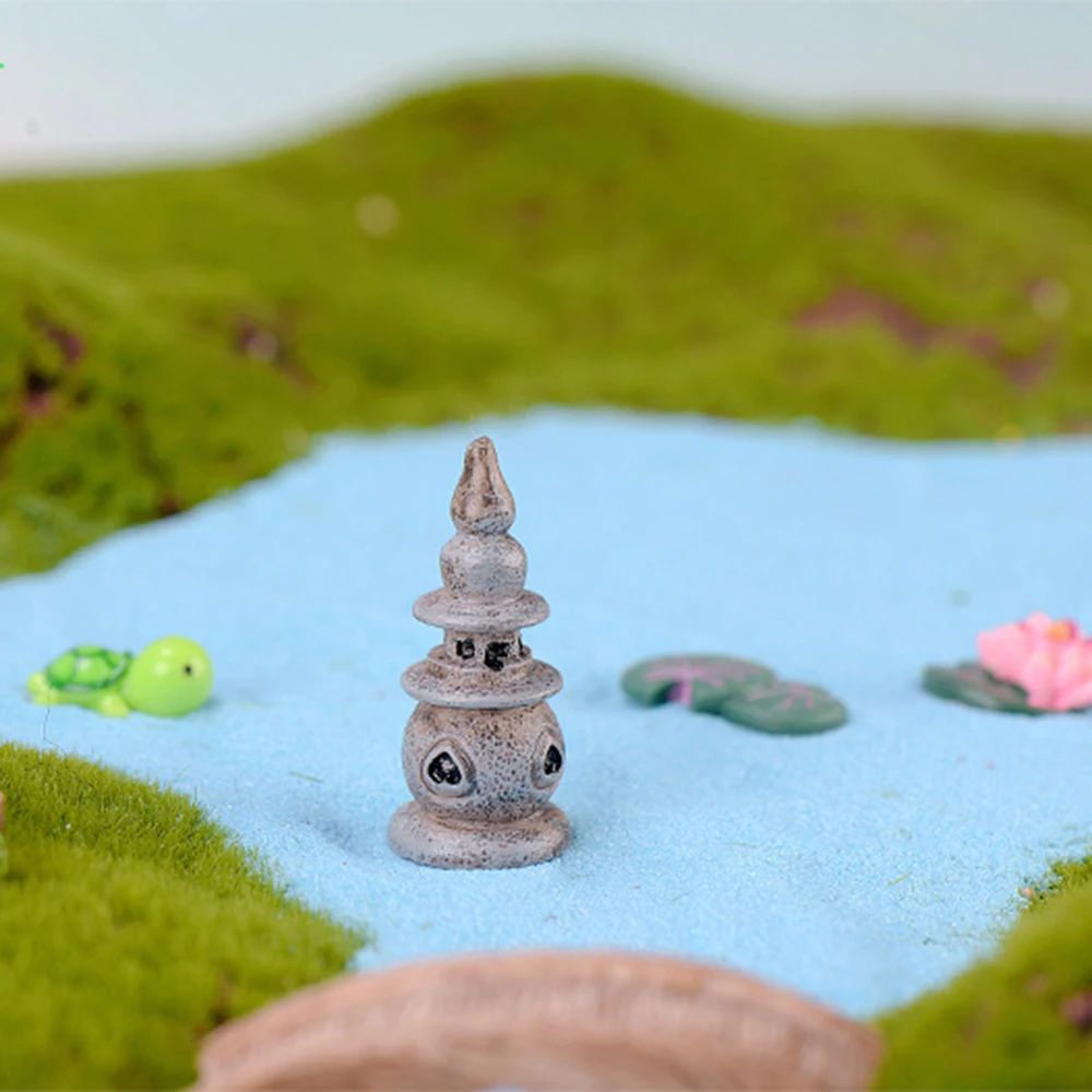 Мини домик в стиле ретро из полимерной глины миниатюрные фигурки украшение для