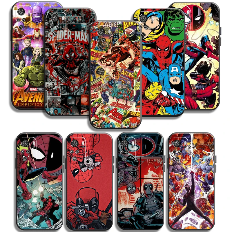 

Marvel Avengers Phone Cases For Xiaomi Redmi 7 7A 9 9A 9T 8A 8 2021 7 8 Pro Note 8 9 Note 9T Coque Back Cover Funda