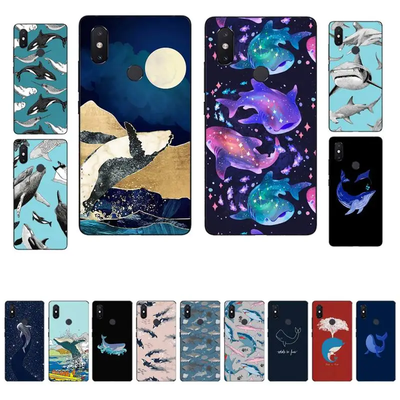 

MaiYaCa Ocean Big Fish Whale Phone Case for Xiaomi mi 8 9 10 lite pro 9SE 5 6 X max 2 3 mix2s F1