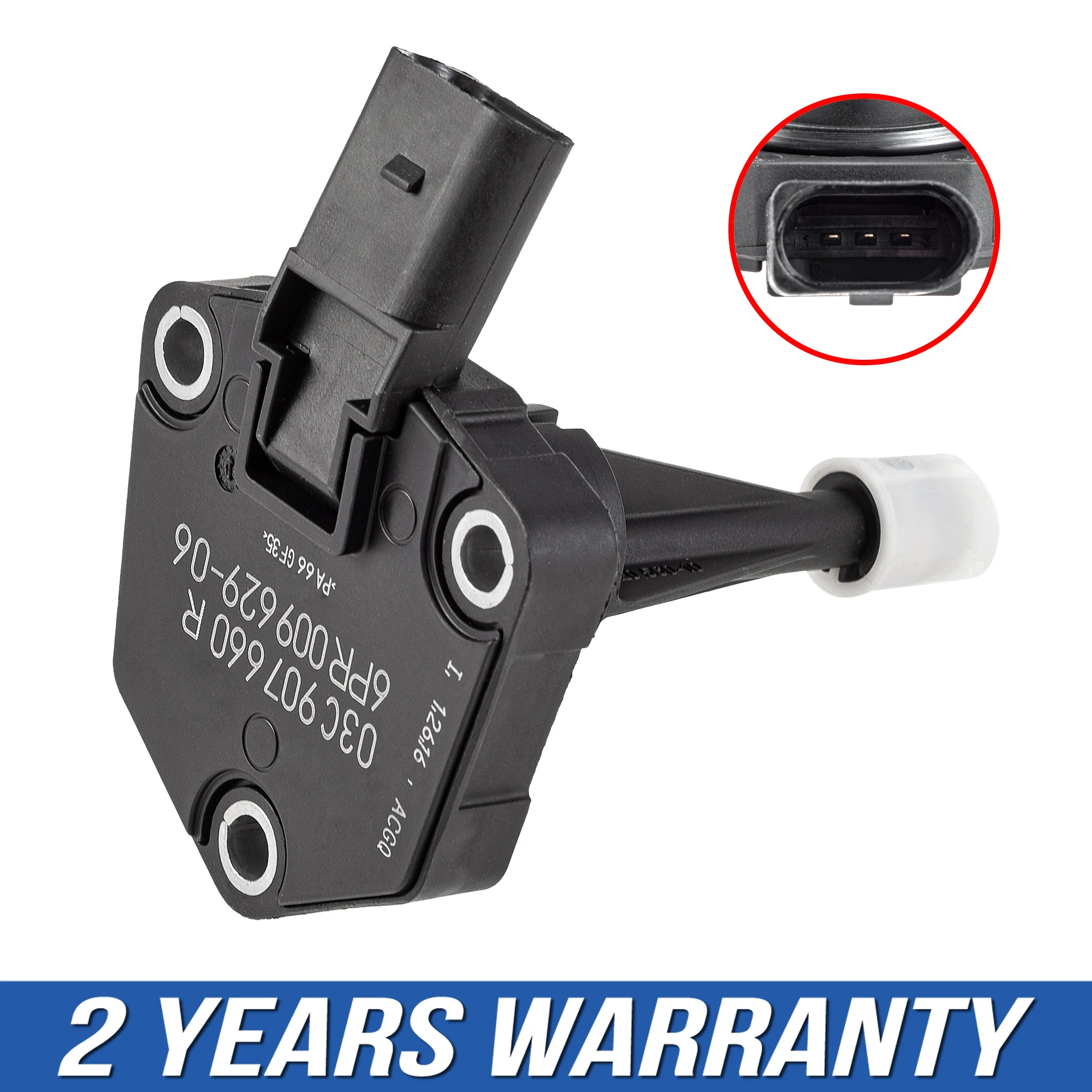 

2 года гарантии OEM датчик уровня масла двигателя 03C907660R 03C-907-660-R для Volkswagen CC Passat 3,6 л Touareg 3,0 л