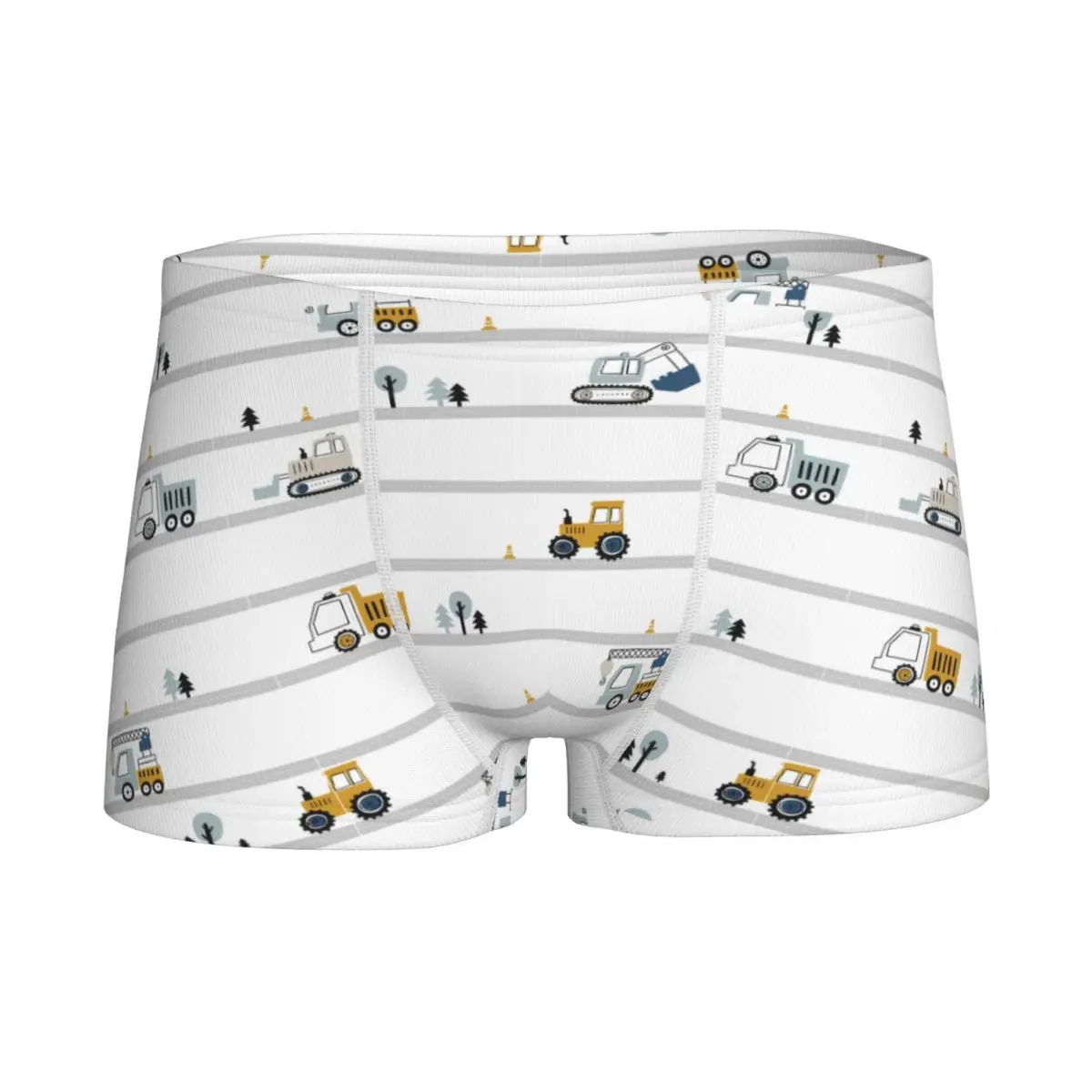 

Truck Excavator Children Boys Underwear Cotton Boxer Brief Panties Backhoe Cranes Teenager Boxer Breathable Underpants Briefs