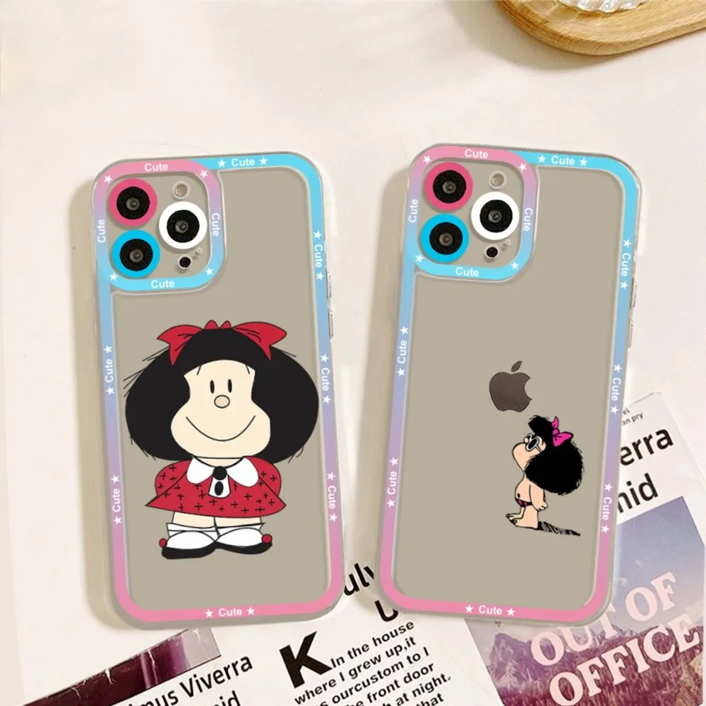 

Mafalda Phone Case Phone Case For IPhone 11 12 13 Mini Pro Max 14 Pro Max Case Shell Funda Cover
