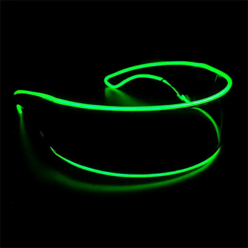 

LED Luminous Sunglasses Wireless Future Technology Glasses Vintage Punk Goggles Fashion Party Christmas Colorful Light Up Glasse