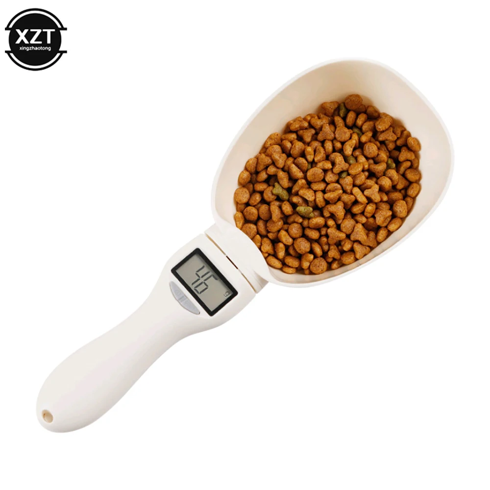 Electronic Kitchen Scale Digital Measuring Pet Food Spoon Pet Feeder With LCD Display Kitchen Tool For Milk Sugar Coffee Scale images - 1