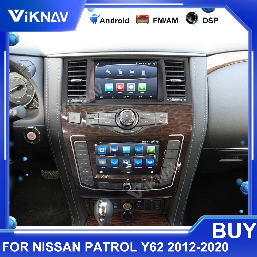 

Android Car Radio For Nissan Patrol Y62 Car GPS Navigation For Infiniti QX80 QX56 2012-2020 Auto Video Stereo Multimedia Player
