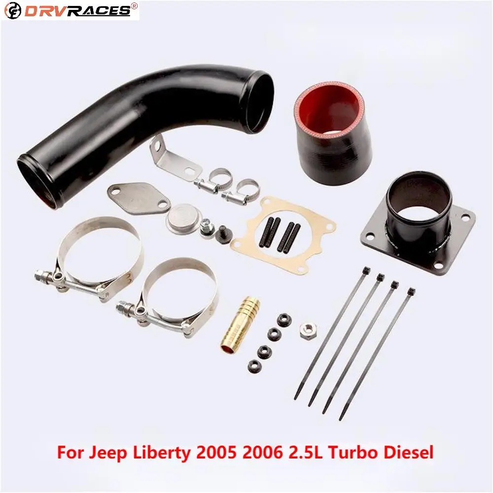 

NEW!!! Stage 1+2 EGR Valve Cooler Delete Kit For Jeep Liberty 2005 2006 2.5L Turbo Diesel,CRD EGR FCV Full Turbo Kit