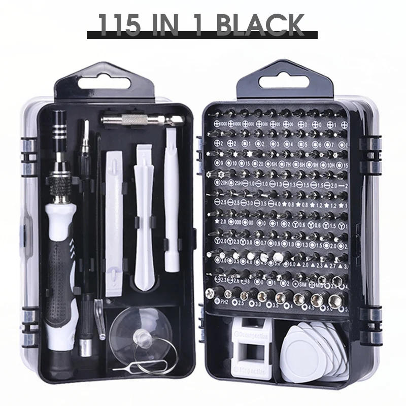 

SUGAW 115 Mini Mechanic Screwdriver Set Pz2 Bit Torx Magnetic Glasses Phone Watch Repair Screwdriver Hand Tools