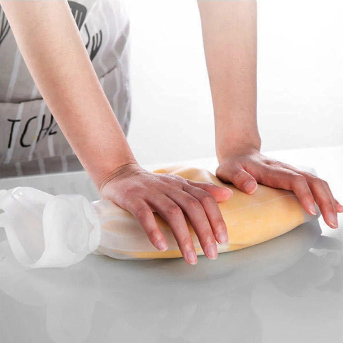 

Large dough bag silicone transparent dough kneading dough dough dough dough dough dough easy kneading ergonomic design practical product