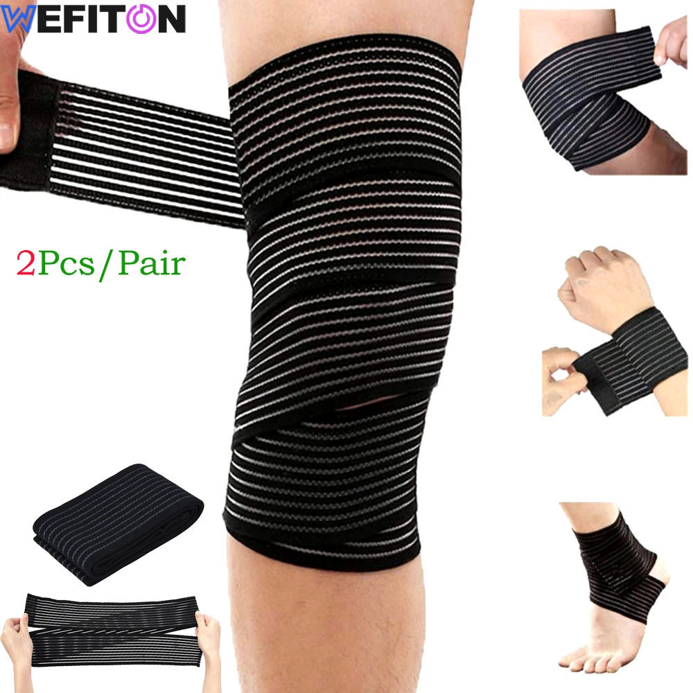 

2Pcs Elastic Calf Compression Bandages Legs Compression Sleeves for Men Women,Compression Wraps Lower Legs for Joint Pain,Sports