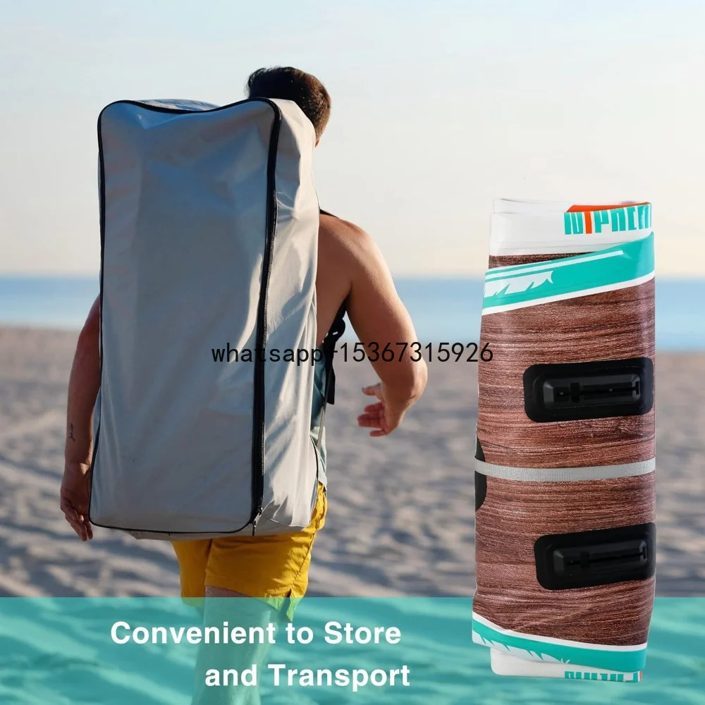 Надувная доска для весла с аксессуарами SUP нескользящая из ЭВА надувные 10 ɶ