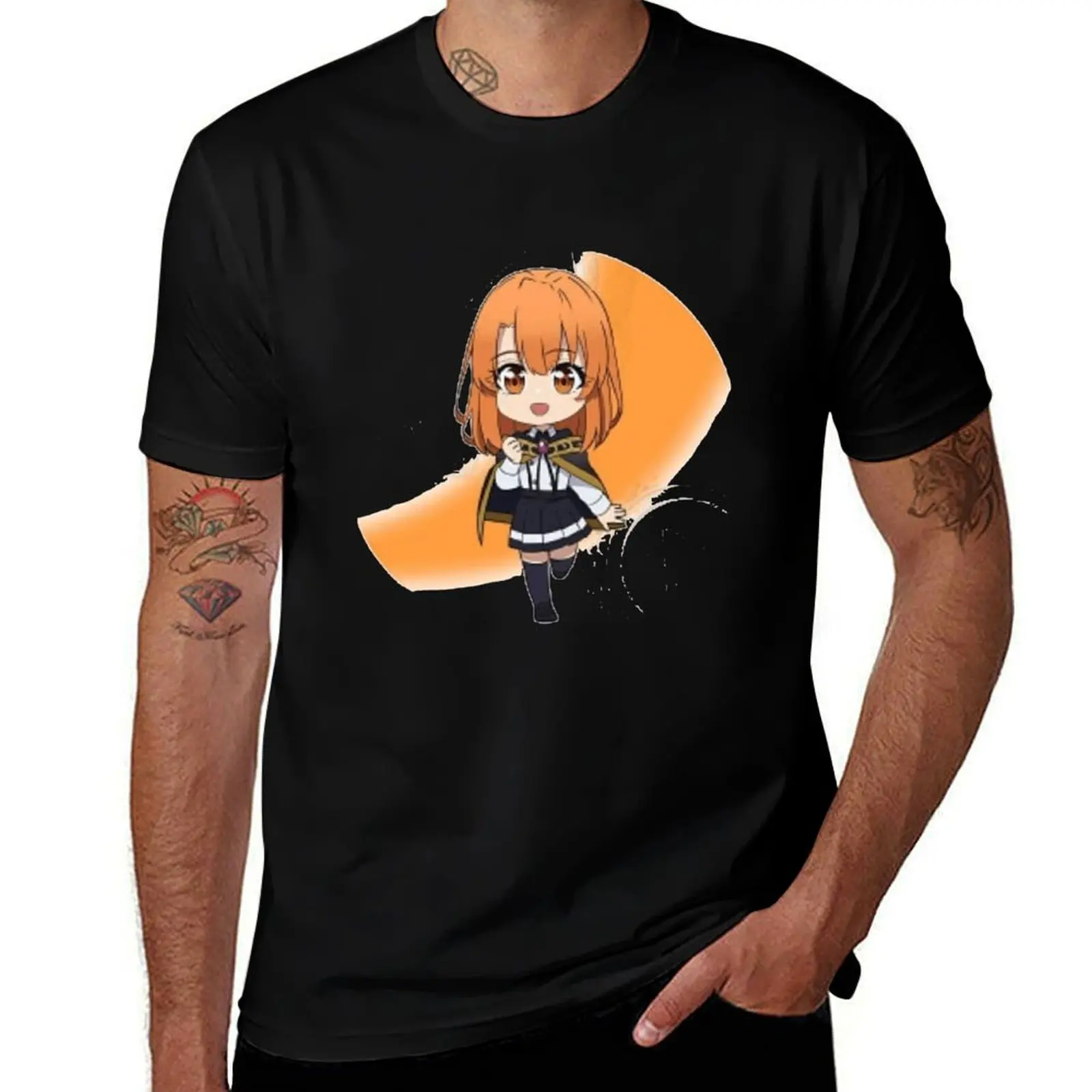 Wistoria футболка с персонажами палочки и меча хлопок мужской