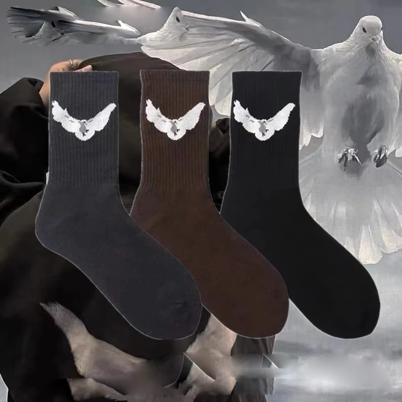 

Высококачественные европейские и американские модные брендовые голубьи носки мужские и женские уличные спортивные носки из чистого хлопка для влюбленных
