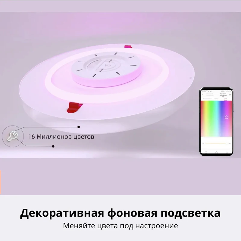 Умный атмосферный светильник Yeelight Arwen Ceiling Light 450S YLXD013 с поддержкой Apple Homekit Amazon Alexa