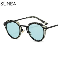 fashion round sunglasses women leopard sunglass vintage ocean lens sun glass men luxury design eyewear uv400 gradient shades