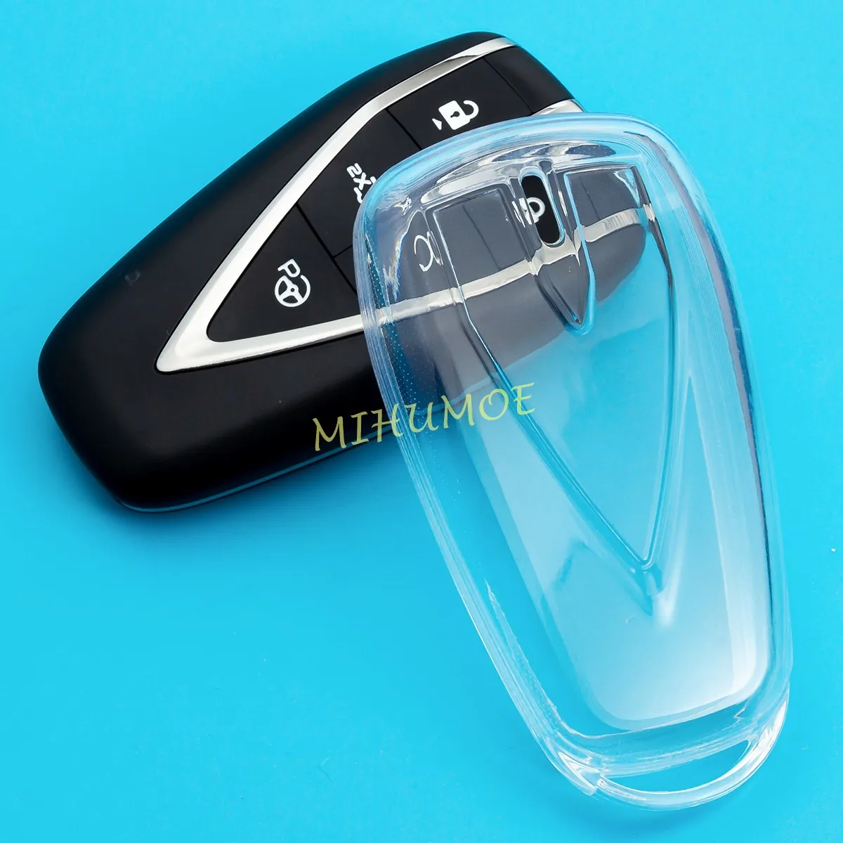 

Для Changan UNI-T UNI-S UNI-K CS35 CS55 CS75 Oshan X5 Plus автомобильный брелок-чехол, держатель, брелок, аксессуары, черный, прозрачный