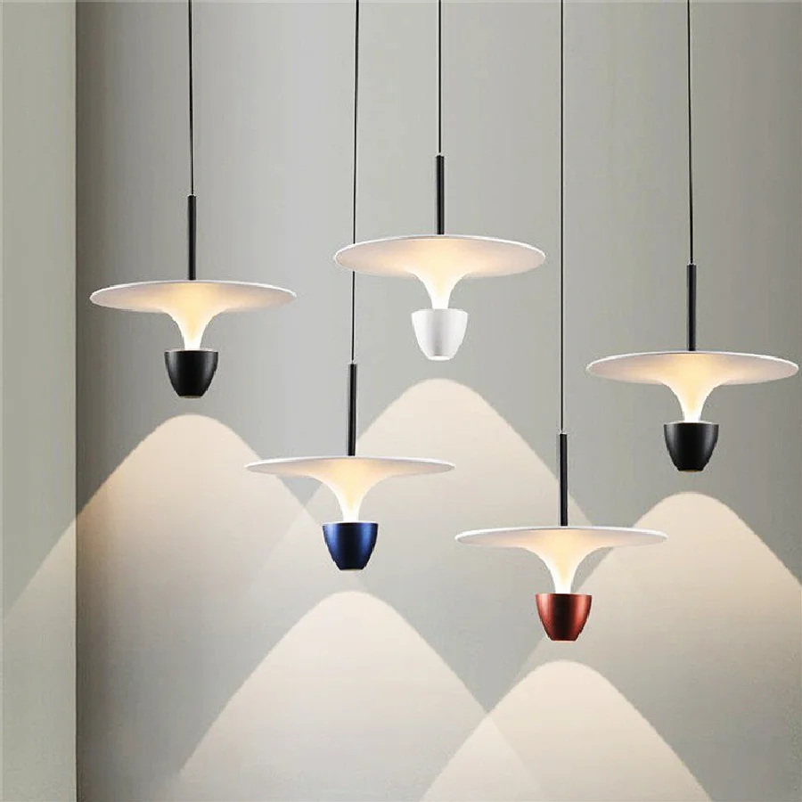 

Новинка 2022, светодиодная разноцветная лампа-подвеска для столовой, спальни, кухни, Подвесная лампа для ресторана, кафе, зала