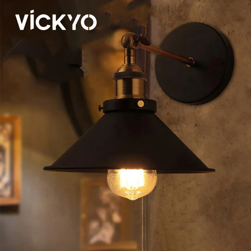 

VICKYO Led Interior Wall Light Vintage Home Decor Wall Sconces Interior Lighting For Living Room Bedroom Bedside Lamp Corridor