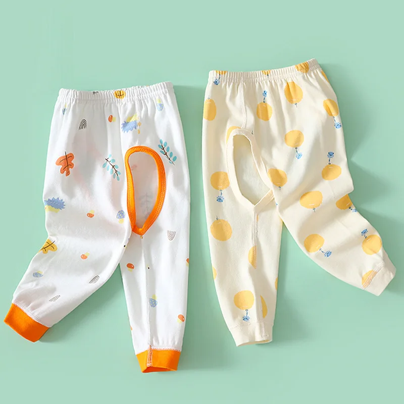 

Baby crotch pants spring and autumn outer wear baby pants bottoming spring and summer boys and girls trousers