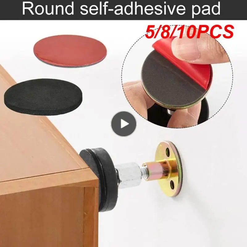 

5/8/10PCS Stainless Steel Fixed Bed Telescopic Support Anti-squeaking Self-adhesive Headboard Stoppers For Beds Cabinets Sofas