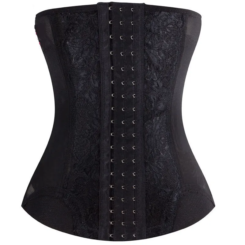 

Women summer breathable sexy lace waist trainer binders shaper modeling strap corset slimming Belt underwear body shaper corsets