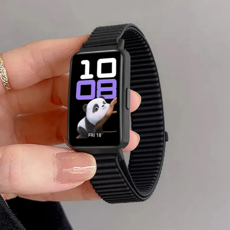 Фото Оригинальный ремешок 1:1 для Huawei Band 11/11 Pro, дышащий спортивный нейлоновый браслет-петля, аксессуар для Huawei Smart Band 8, 9, 10 №2