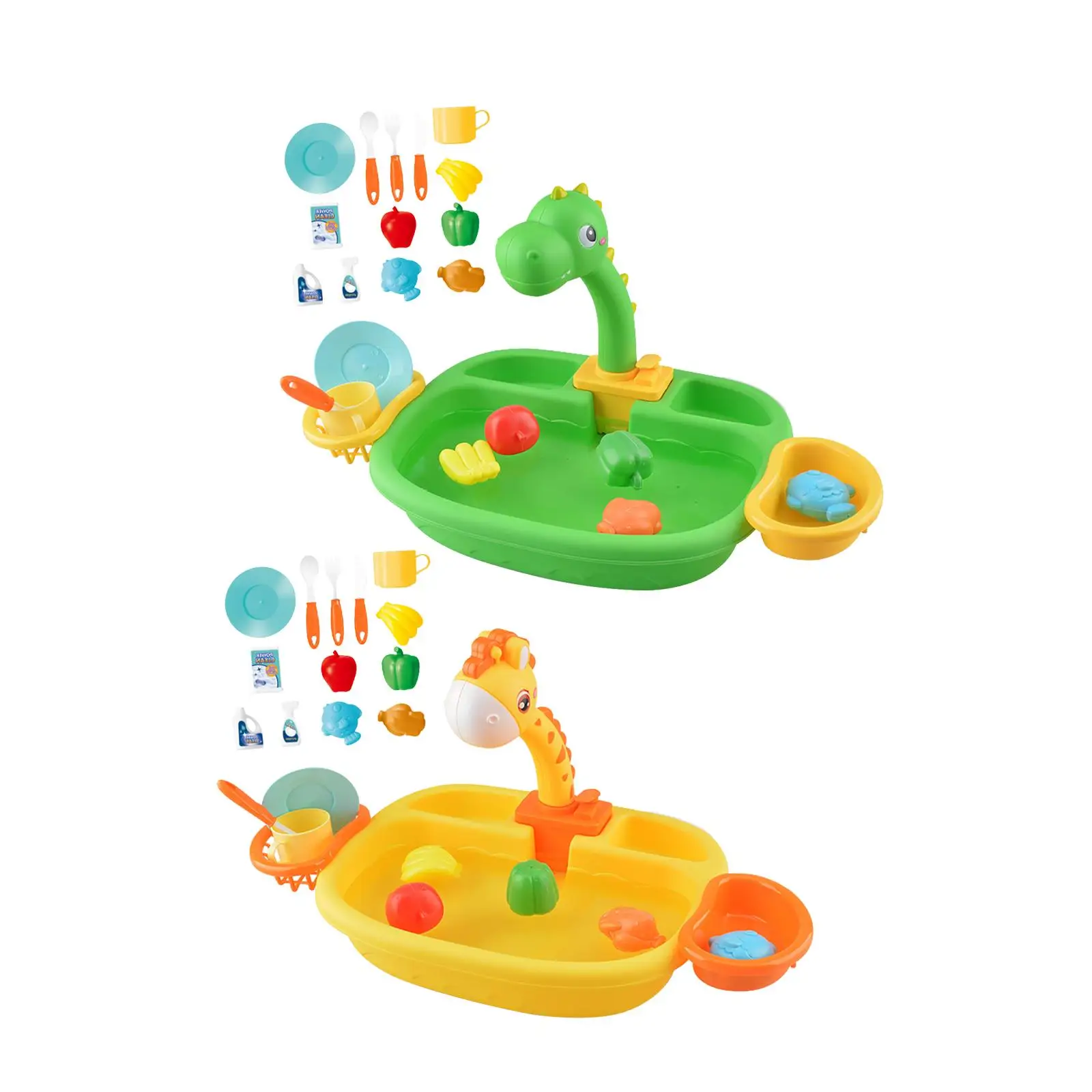 

Детская игрушка для кухонной раковины с автоматической системой водного цикла и аксессуарами для посуды, подарки для мальчиков