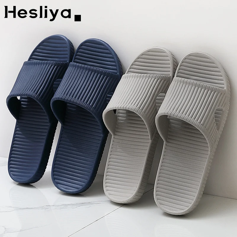 

2023 Men's Slippers Indoor Bath Slipper Platform Non-Slip Home Shower Slides Flip Flops Beach Sandals for Adults Teens Unisex