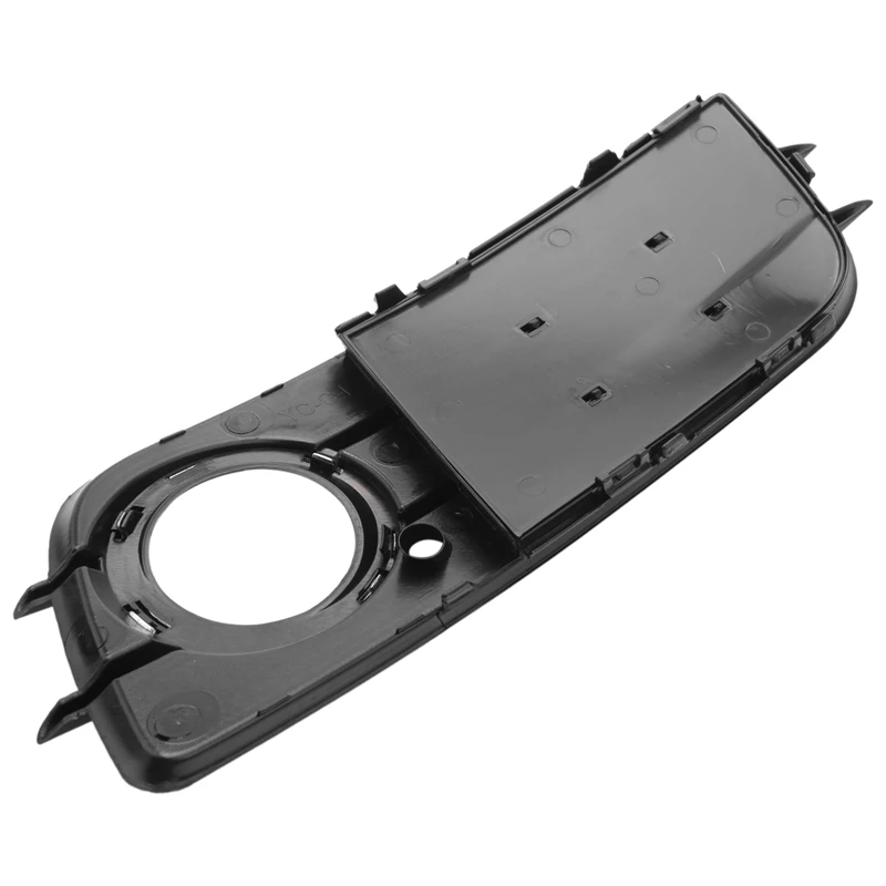 Левая сторона матовая черная противотуманная фара решетка хромированное кольцо