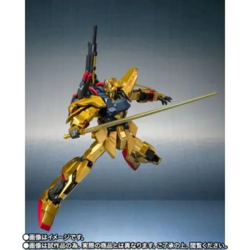 Фото Оригинальные металлические фигурки Bandai METAL ROBOT Hyaku Shiki Kai 140 мм, аниме-игрушки для подарков на Рождество, коллекционные модели, украшения №4