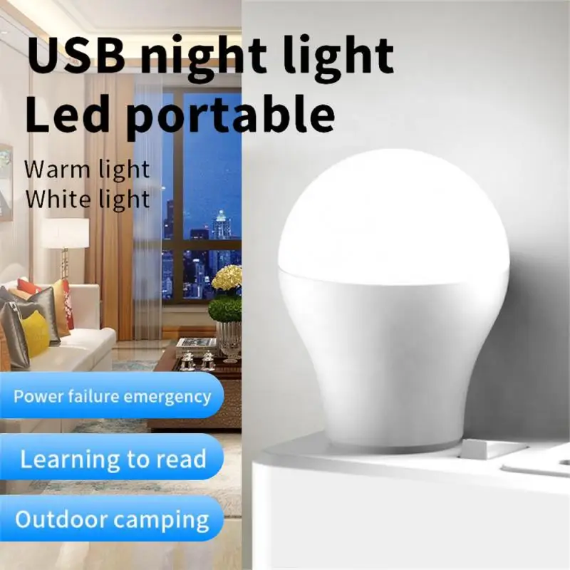

Portable USB Night Light Small Round LED Light white light 6000-6500K For Laptop Bank For Power PC Computer Laptop Night Light