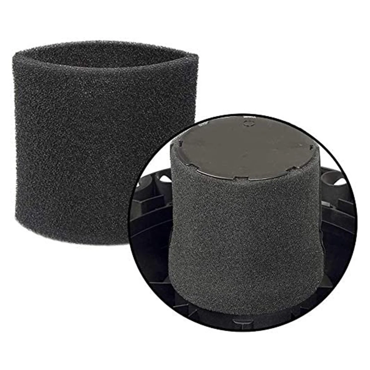 1 Pack 90585 Foam Sleeve VF2001 Filter for Shop-Vac Vacmaster &amp Genie Shop Wet Dry Vacuum Cleaner
