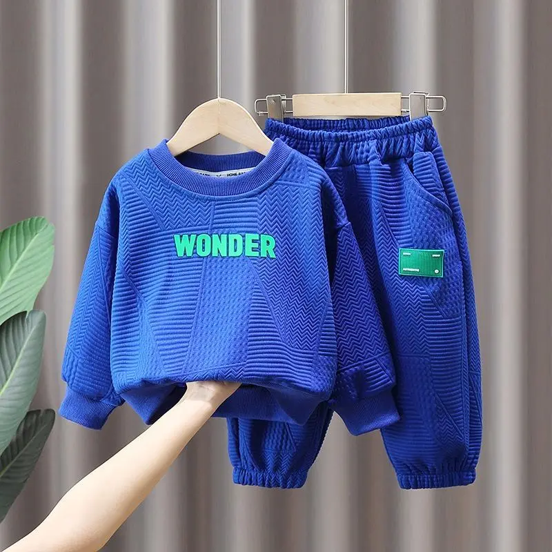 

Baby Boys Clothing Spring Autumn Sweater suit Kids clothes Children's clothing Long sleeve T-shirt Pant sets Sportswear 2-11Y