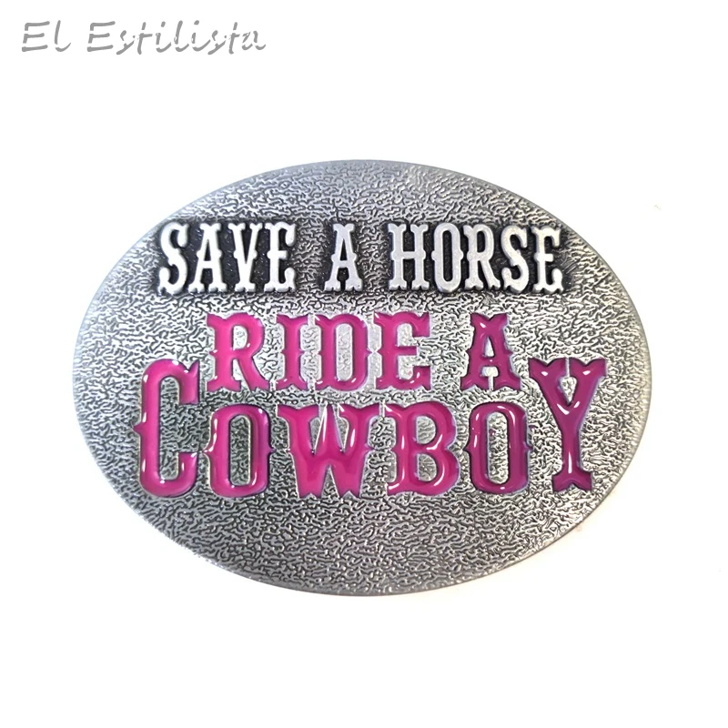 Розничная продажа ковбойская модная пряжка для ремня Cowgirl овальные