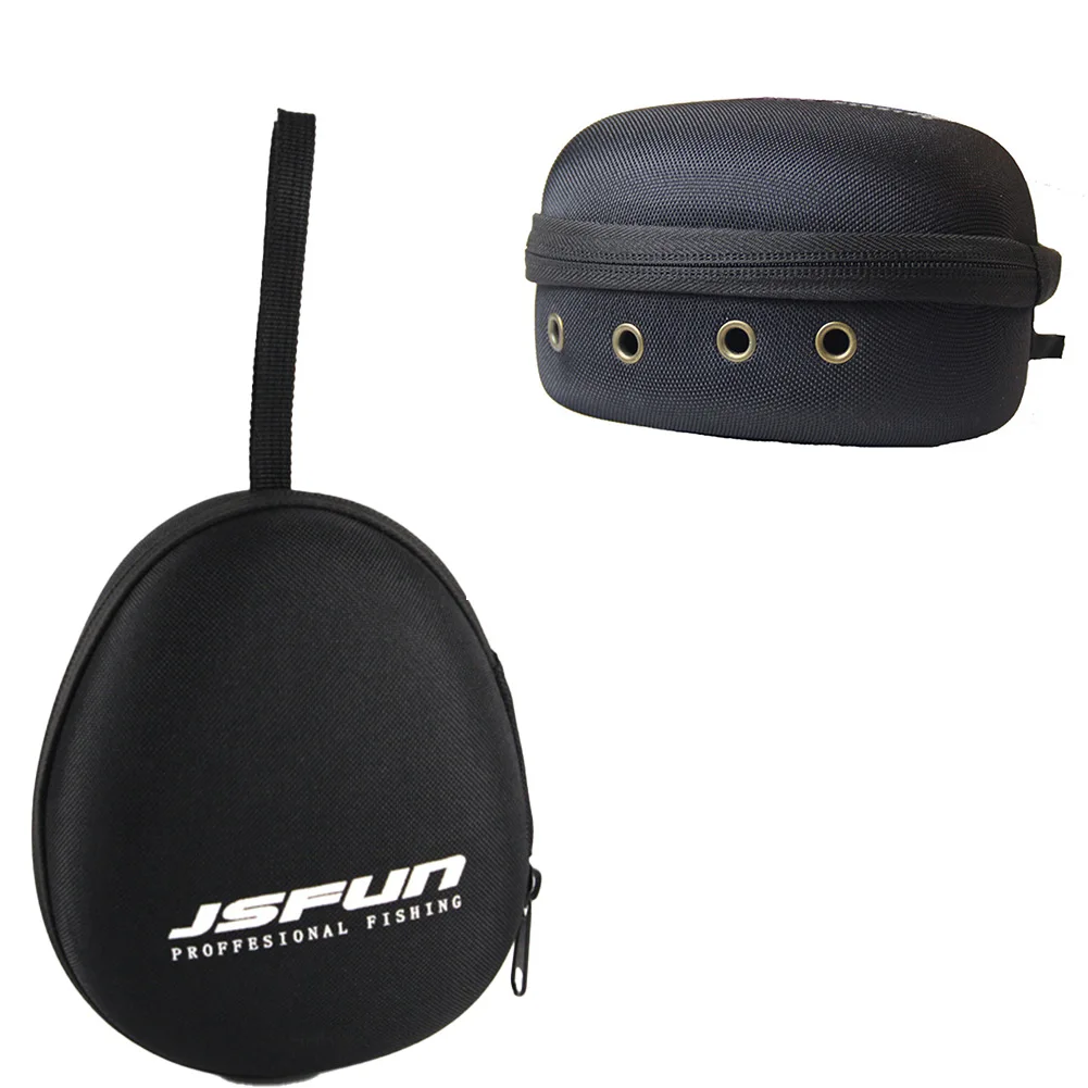 

1pc Portable Fishing Reel Bag Case Drum/Swivel/Scope Reel Storage Lure Wheel Bag Waterproof Nylon Outer Layer Fishing Tackle