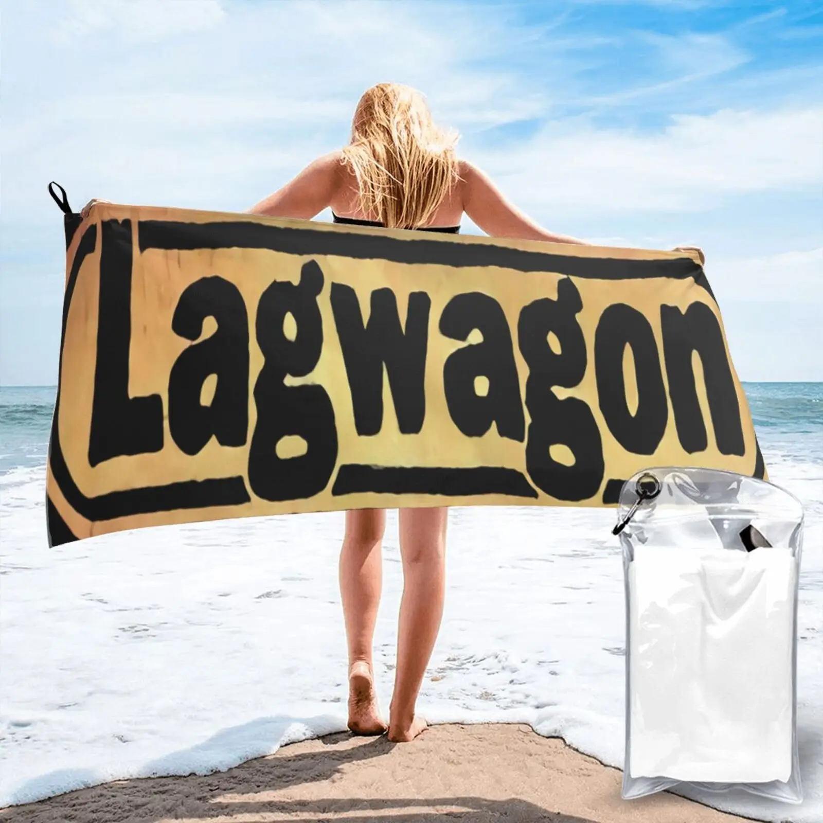 

Lagwagon Trashed Tour 1994 Reprint Rare Beach Towel Beachwear Beach Cover Up Towel Sauna Beach Large Beach Towel Kitchen Towel