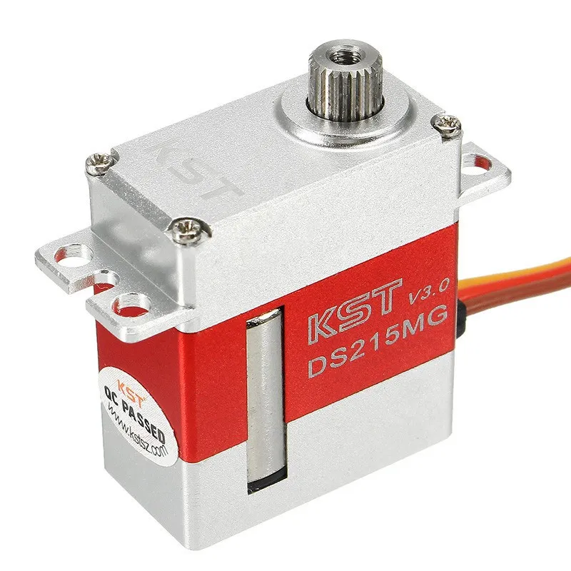 

KST DS215MG Digital V3.0 Version Coreless Swashplate CCPM / Rudder Servo For 380 450 480 470 RC Helicopter