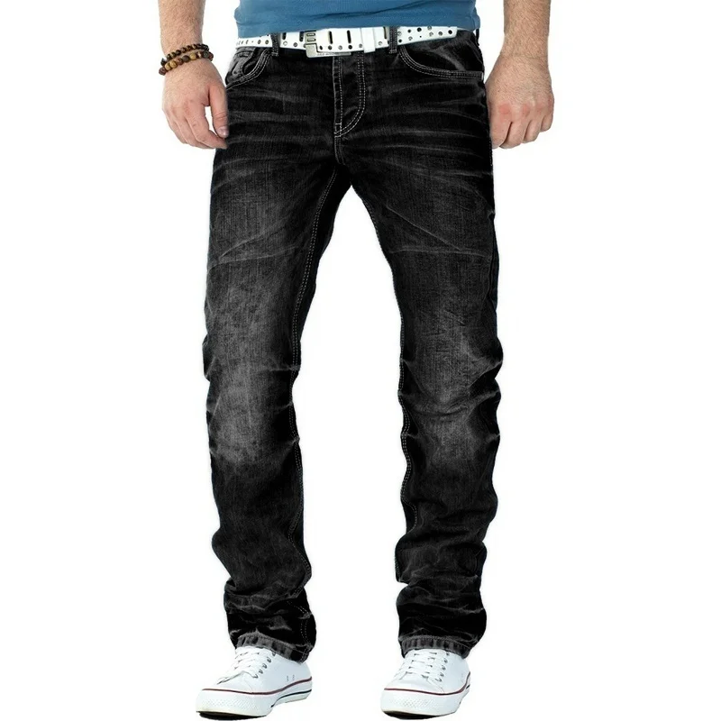 Jeans for Men Summer Best Seller Button Hole Shorts High Quality Jean Classic Style Stretch Slim Denim Pants Men's Trousers
