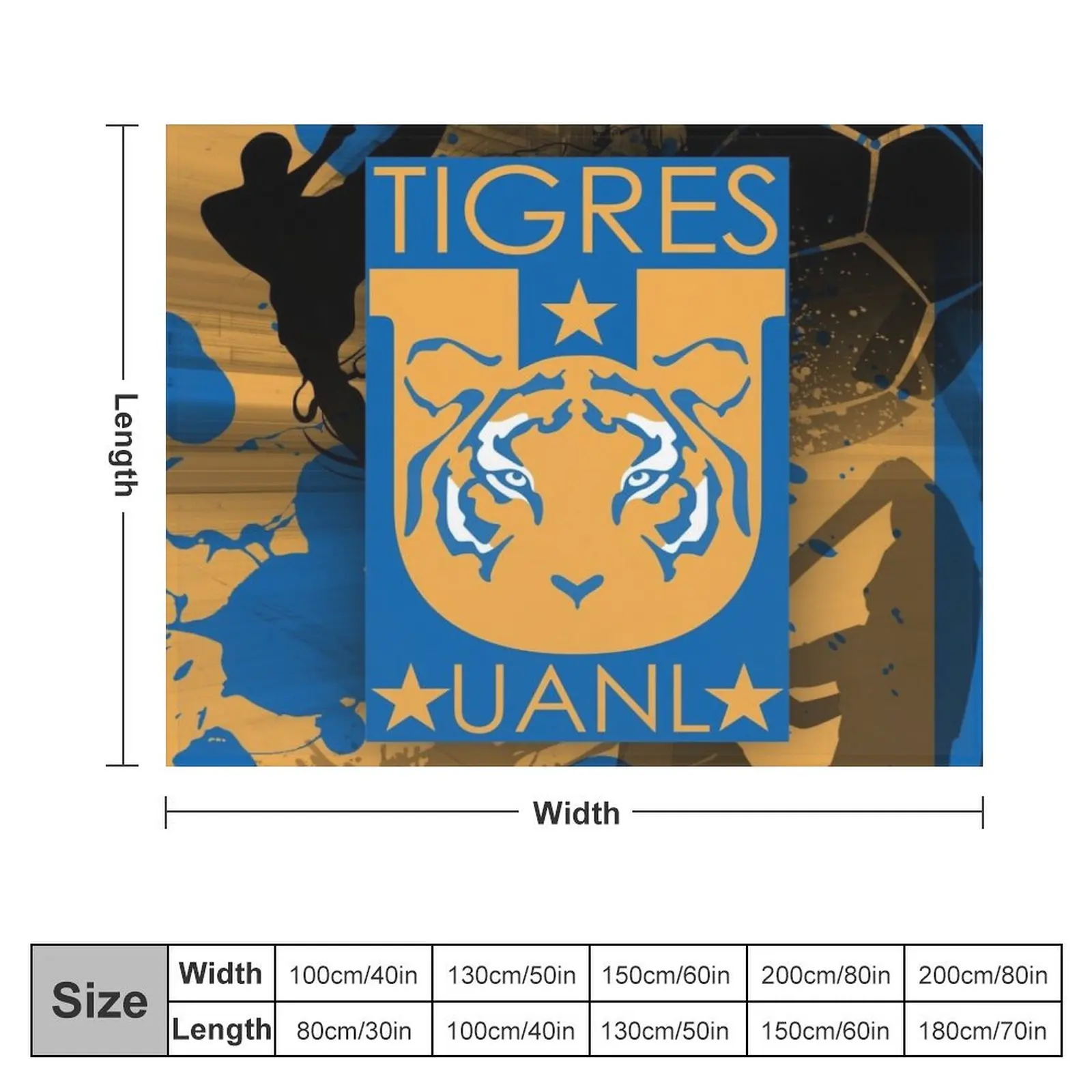 Одеяло Tigres de la UANL детские летние покрывала