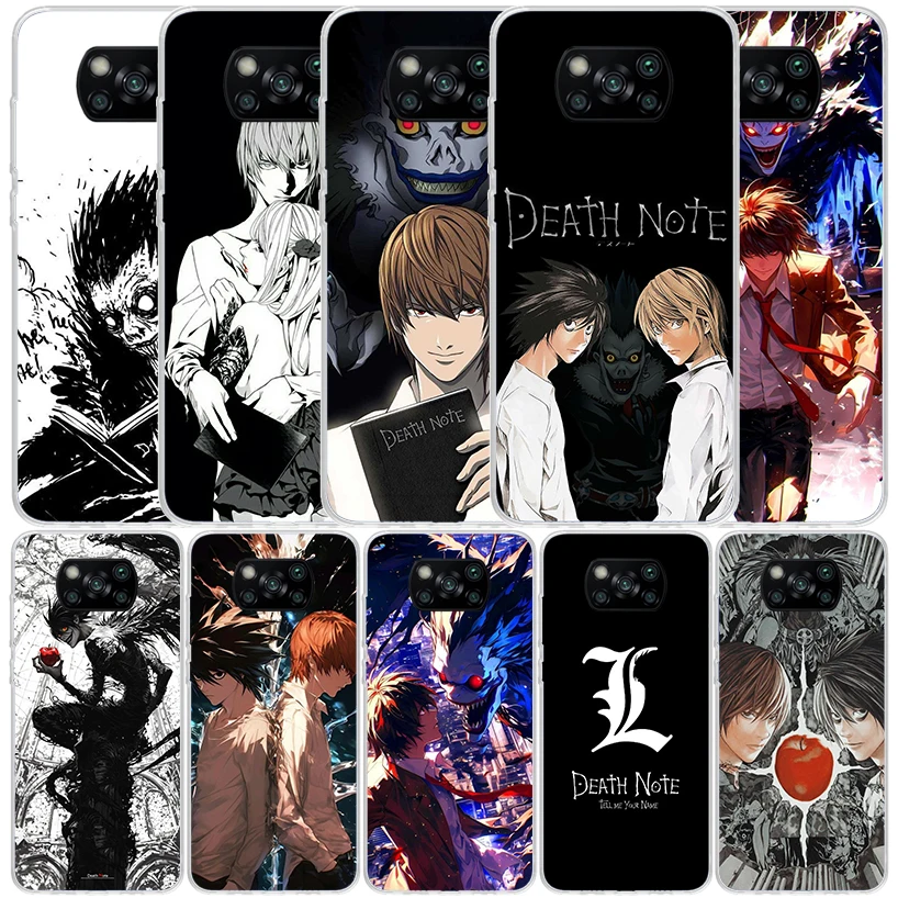 Фото Чехол N-Note D-Death Anime Ryuk с мягкой обложкой для Xiaomi Poco M8 M7 X7 X6 X5 Pro F7, Redmi 15 15C 13 13C 12 12C 10 10C с принтом №1