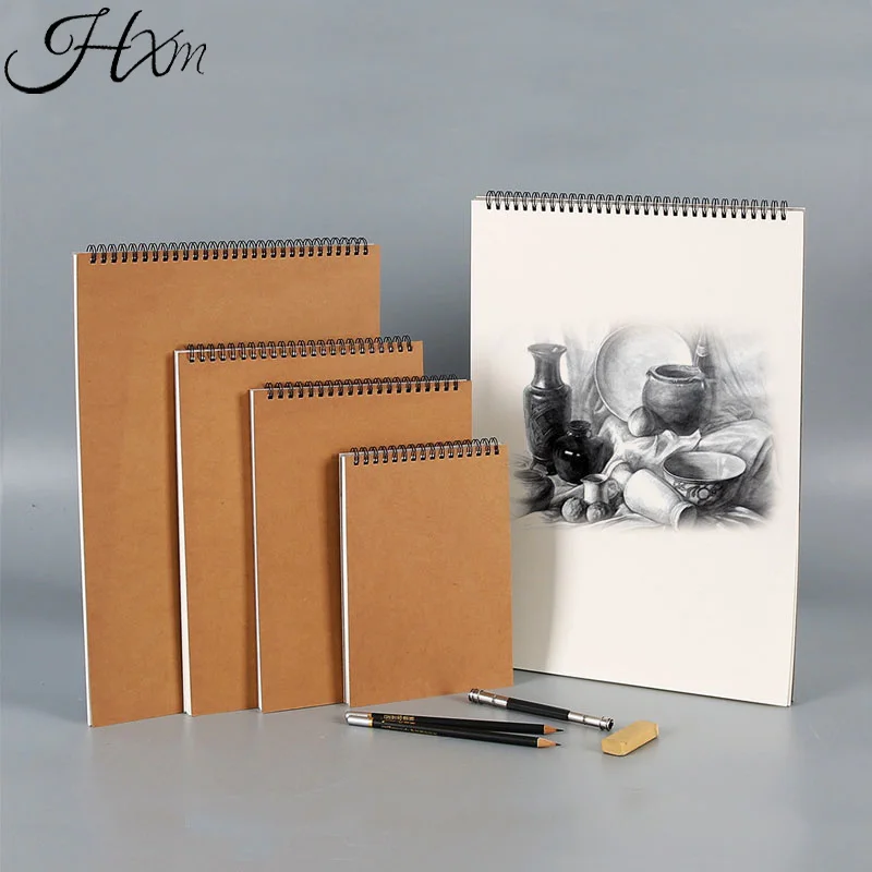 

1PCS Loose-leaf Sketchbooks Adults Student Coloring books Drawing Board Notebooks 8k16 K Sketch Paper Art Accessories Supplies